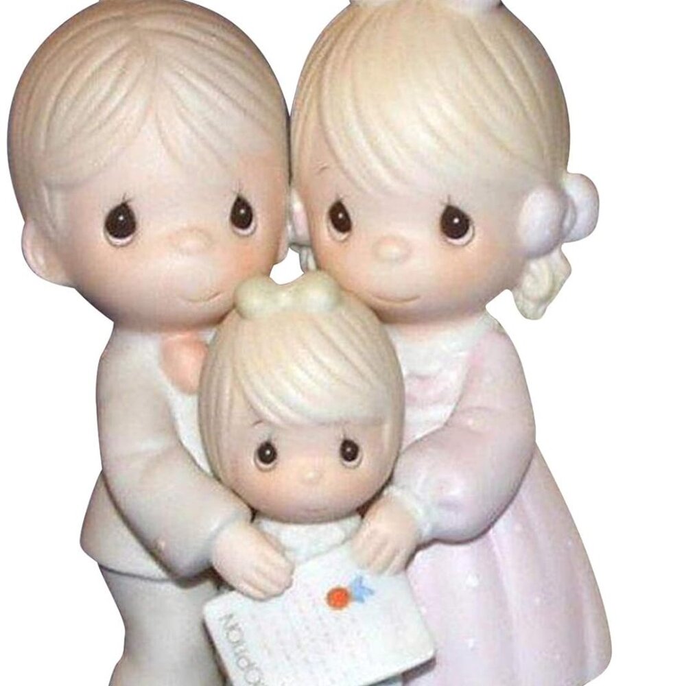 Precious Moments Figurine 100145 God Bless The Day We Found You